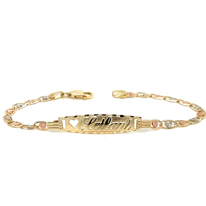 Buy Diamond Name Bracelet, 14k Gold Bracelet, Diamond Initial Bracelet,  Paperclip Chain, 14k Solid Rose, Yellow, White Gold, Shonda Online in India  - Etsy